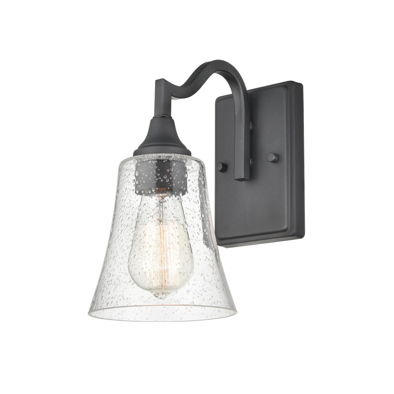 Abramowski Armed Sconce, Matte Black