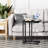 C Shaped End Table, Couch Side Table Slide Under Sofa Bed, Snack Tray for Coffee in Living Room-622210953-622210952