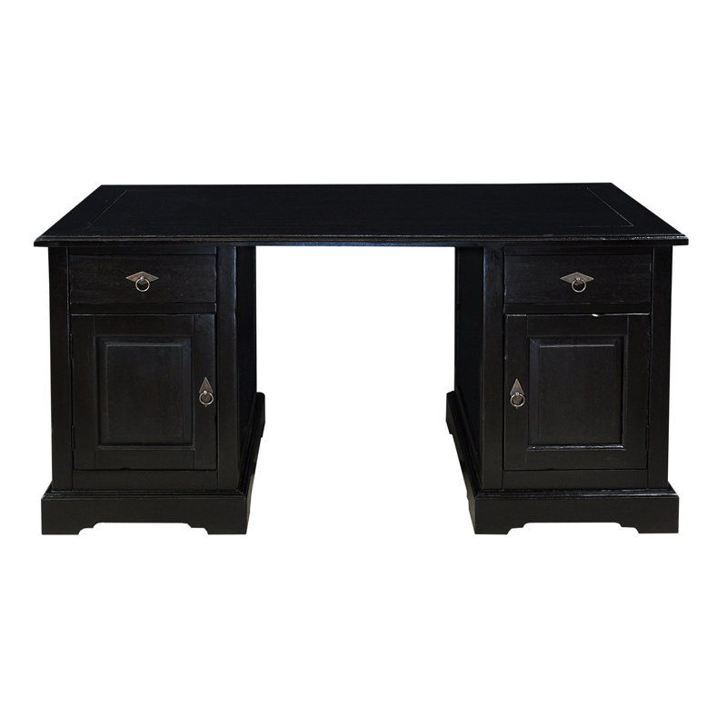 Heerenveen Solid Wood Executive Desk