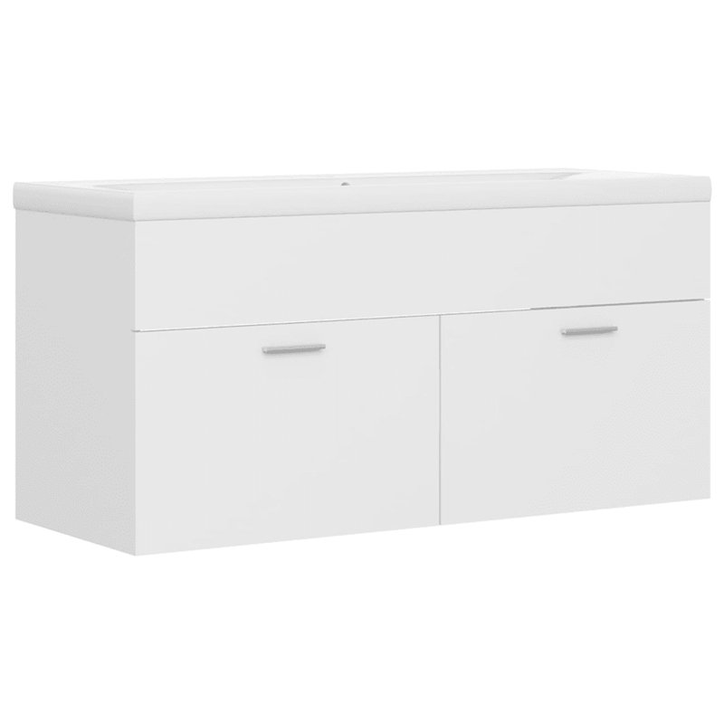 Yamna 1000mm Wall Hung Single Vanity Unit, White