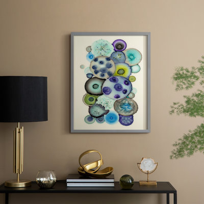 Geodes II Framed Print - Solid Wood