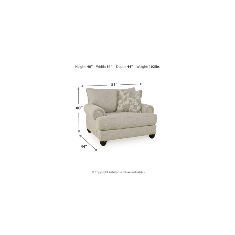 Chaise et demi en polyester Asanti