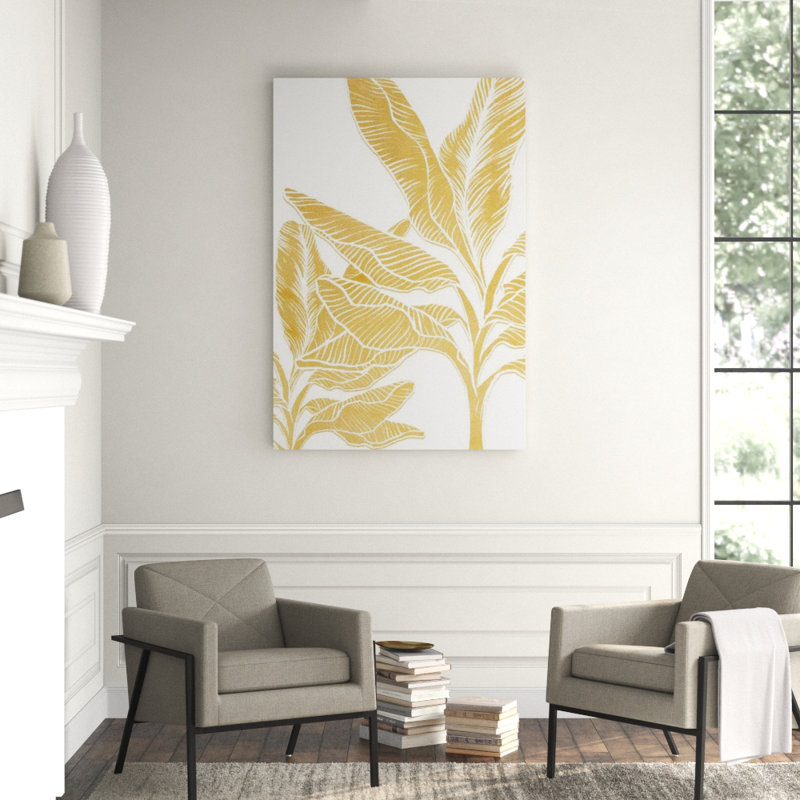 Golden Trees III Print by Guseul Park, 71" H x 47" W, Image Brush Gel