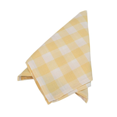 Aafreen Polyester Checkered Square Napkin