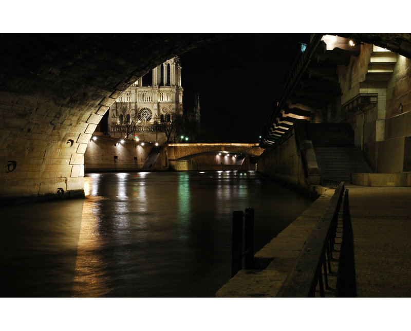 Cathédrale Notre-Dame de Paris, France, H 12 po x l 18 po