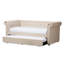 Mickel Upholstered Twin Daybed with Trundle-1669321985