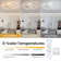 Cristol 2-Light Dimmable LED Flush Mount Ceiling Light with Remote Control