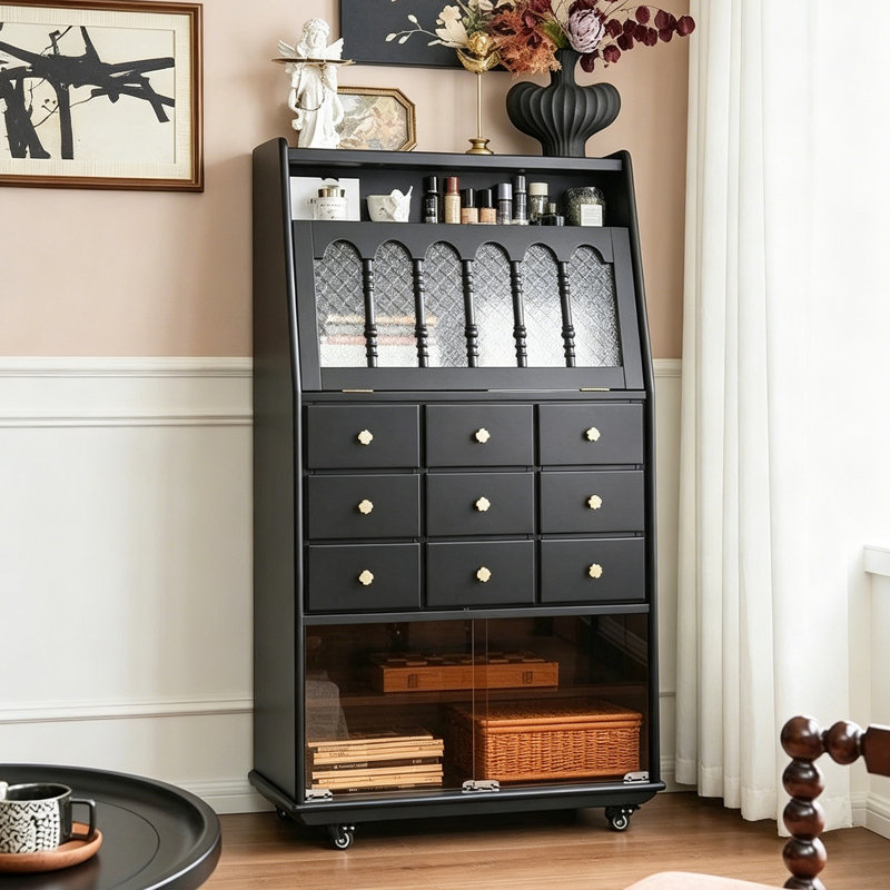 Armoire d'appoint multifonctionnelle et mobile