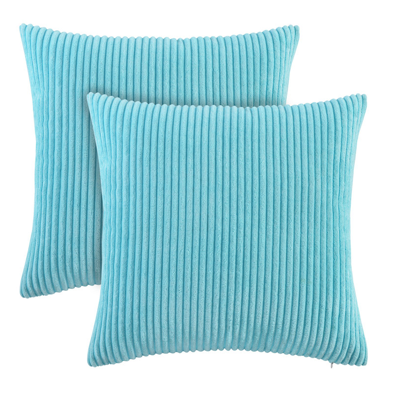 Throw Pillow Cover & Insert, Yellow/White, 12''H x 20''W