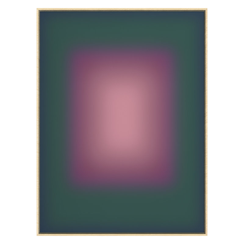 Blur 1 Print by Renee Stramel, 60" H x 45" W x 1.88" D, Maple