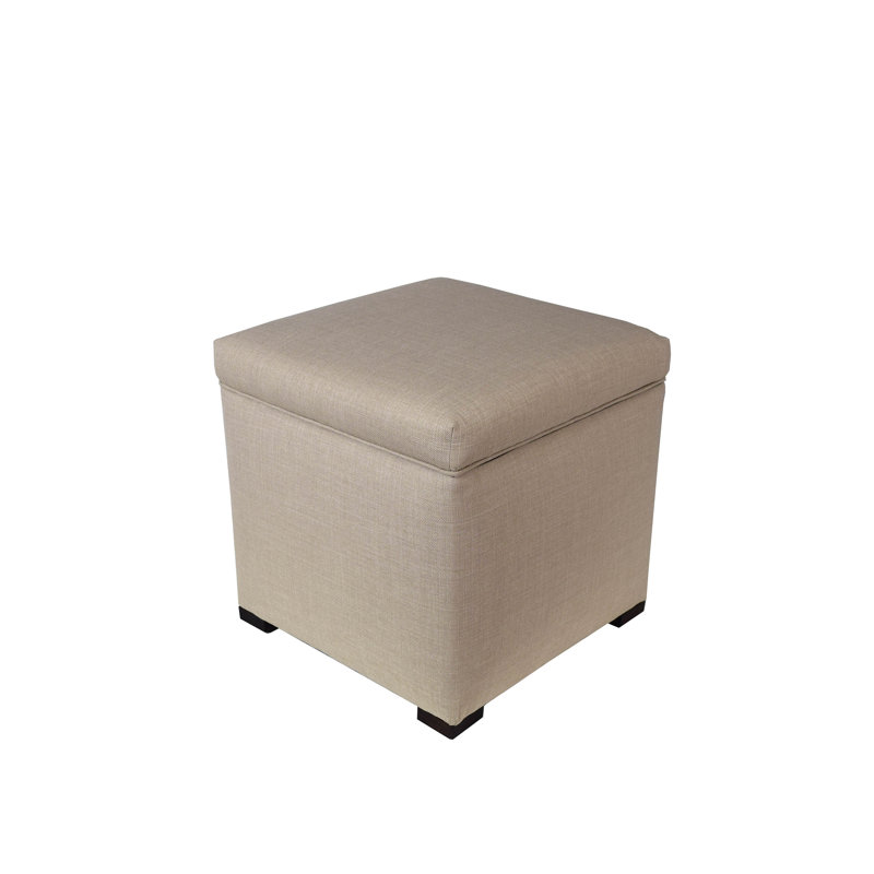 Woodside Upholstered Ottoman, Khaki