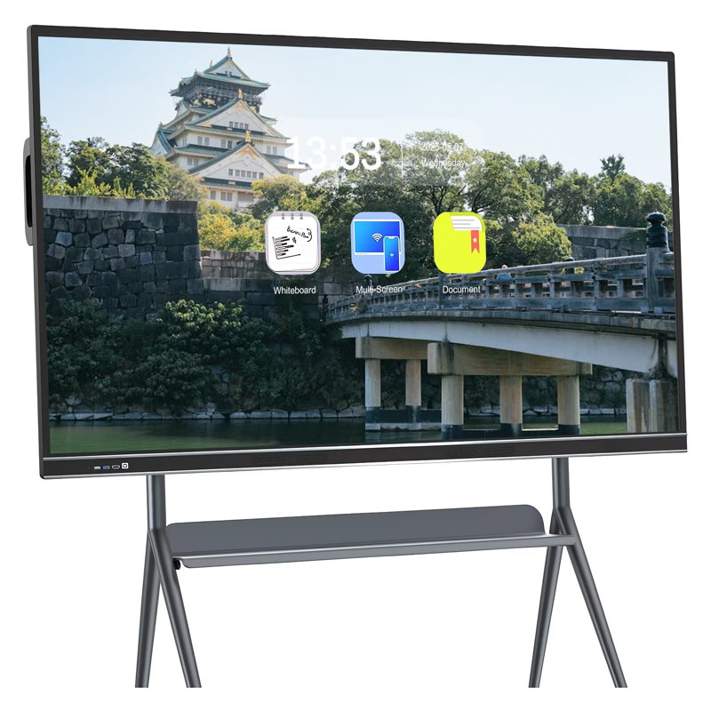 Écran tactile multi-utilisateurs 75 po JYXCN Smart TVs Touch Board pour salle de classe, bureau et salon