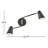 Macie 2 - Light Dimmable Swing Arm-426735539-426735538
