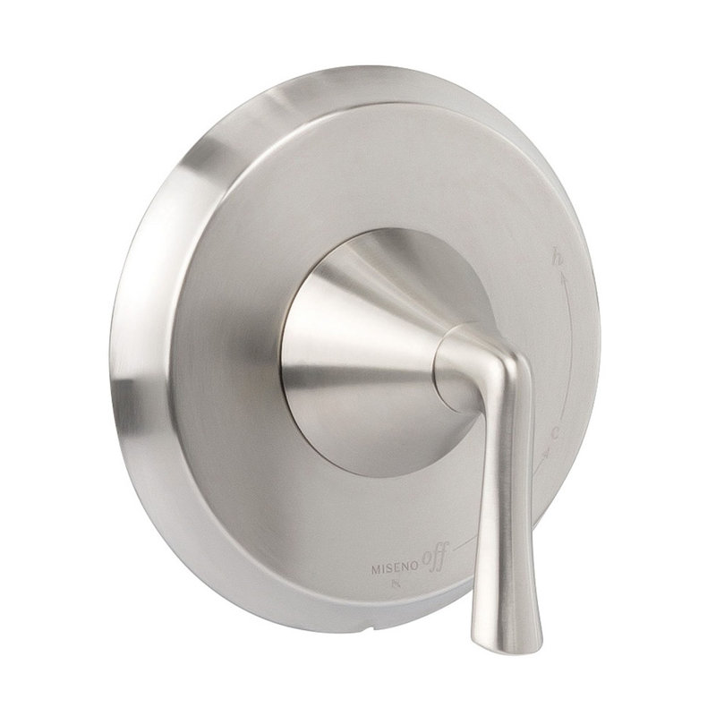 Bella Single Function Pressure Balanced Valve Trim Only with Single Lever Handle - Less Rough In, PVD Brushed Nickel