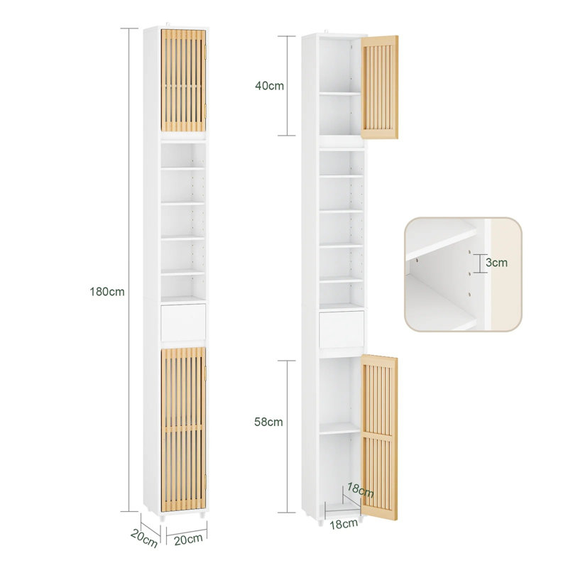 Freestanding Linen Cabinet