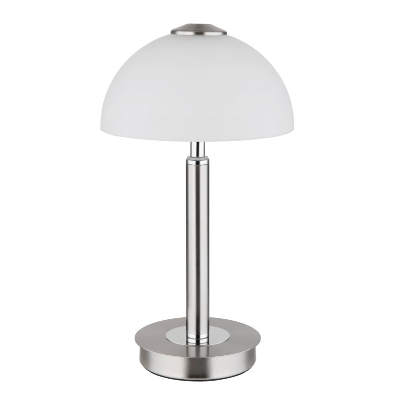 Chemeka Metal Table Lamp, Silver, White
