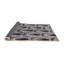 Tapis gris/brun tissé à la machine-1367966540