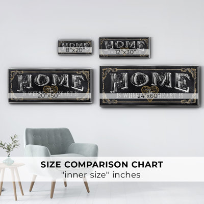 Home- Framed Canvas