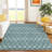 Machine Washable Indoor/Outdoor Chantille ACN2547 Geometric Rug-654163030-654163029