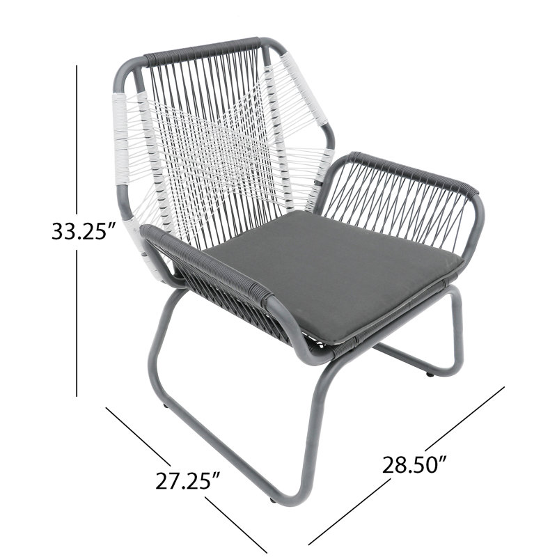 Contemporary Club Seating With Robust Metal Framework And Water- Cushions Stylish Lounge Chair Stable Construction Upholstery