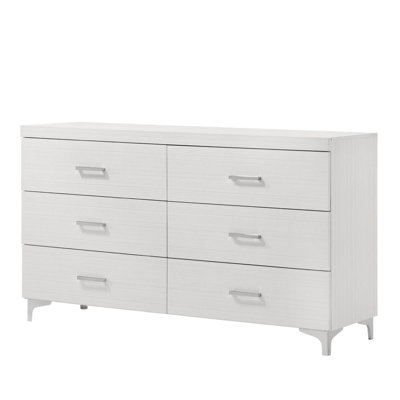 Commode double 6 tiroirs avec miroir Yifan
