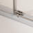 56-60 "Wx 76"H Frameless Double Sliding Shower Door-115203635
