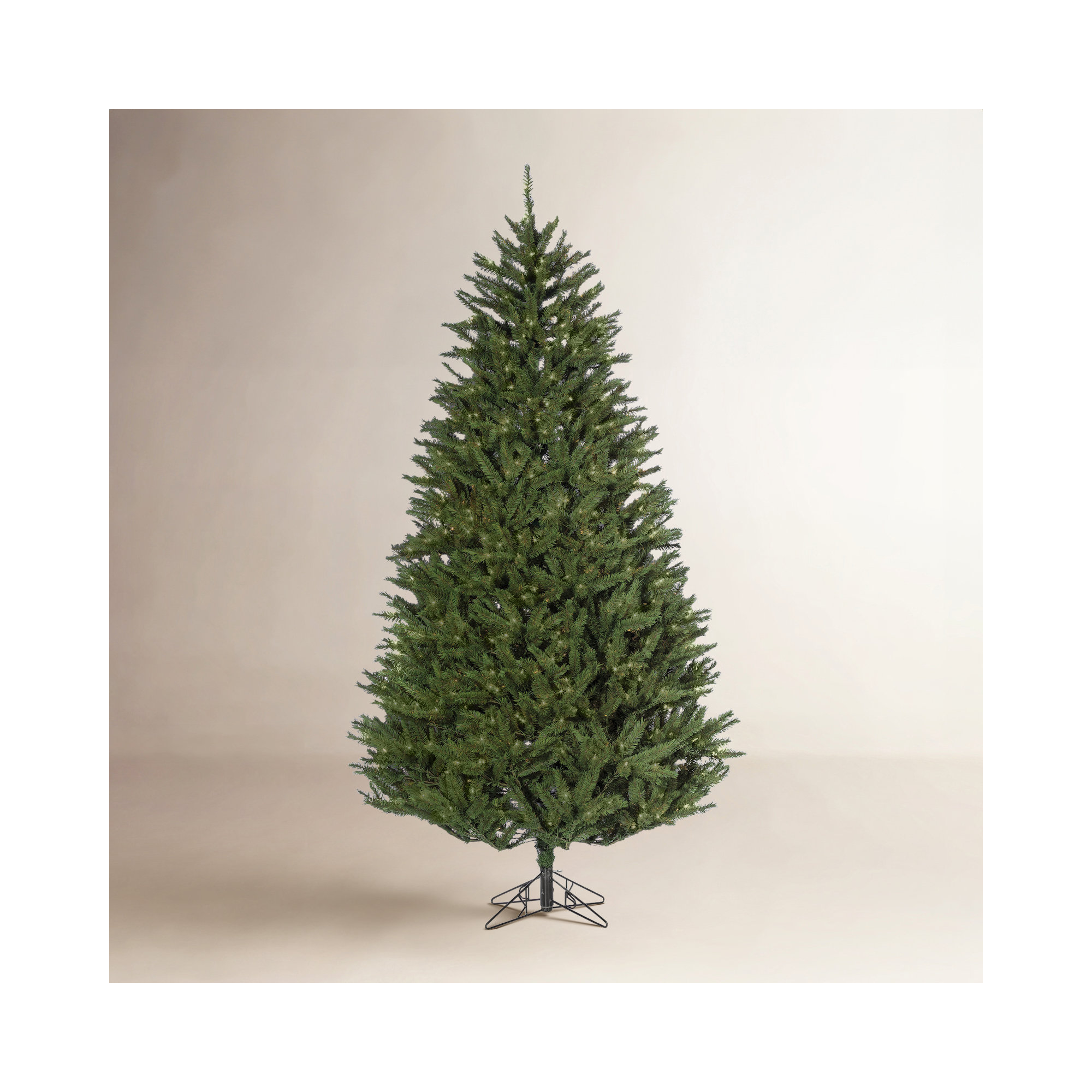 90' Lighted Artificial Pine Christmas Tree