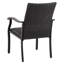Chaise de patio empilable en métal
