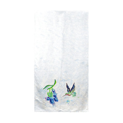 Serviette de plage hovering hummingbird Laurette