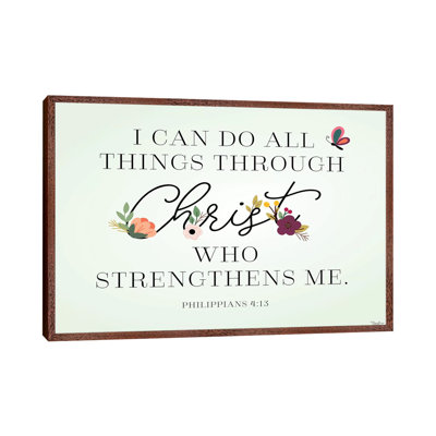 Christ Strengthens by Gigi Louise - Print on Canvas