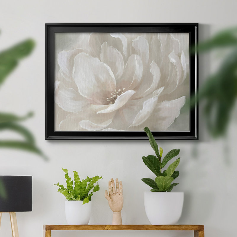 Pêche parfaite - Peinture sur toile encadrée, H 30,5 po x l 42,5 po x P 1,5 po, Noir