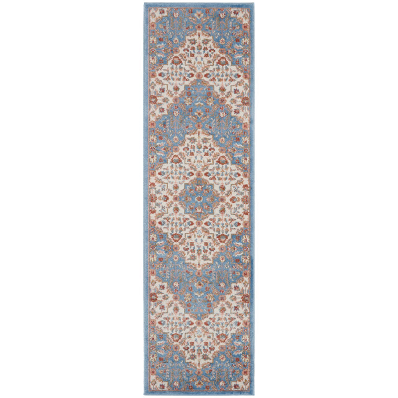Berngerus Oriental Indoor Rug, Runner 2'3" x 7'6"