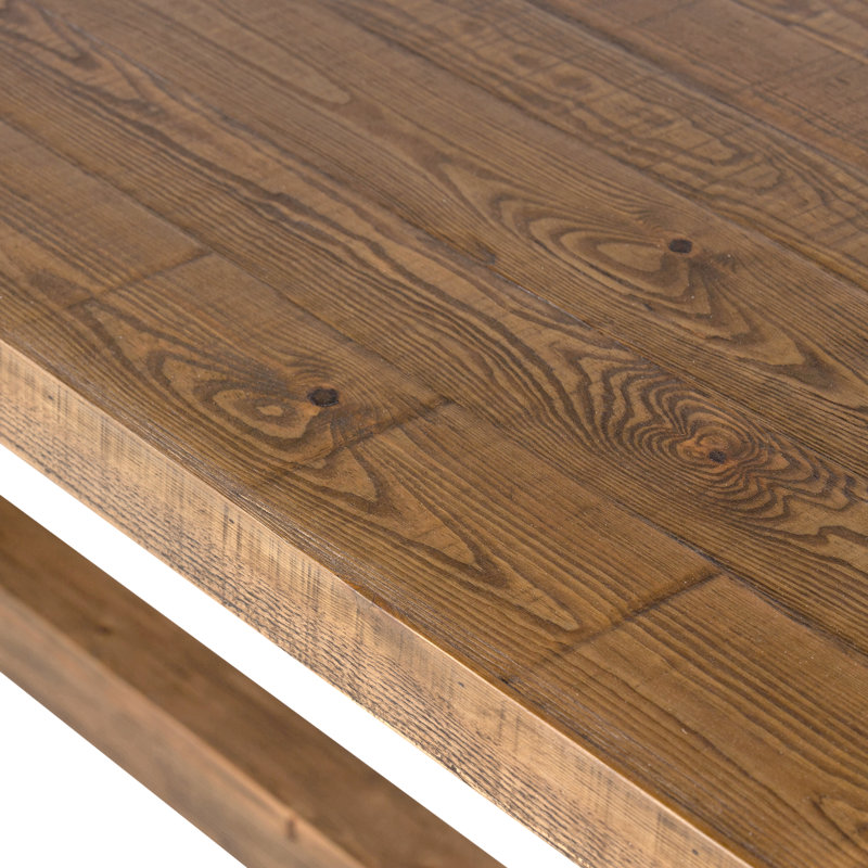 Otto Pine Wood Dining Table, Honey Pine/Waxed Pine