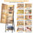 Modern RGB White Wood Jewellery Armoire With Full-Length Mirror - Triple Functionality For Dressing Up-98972587