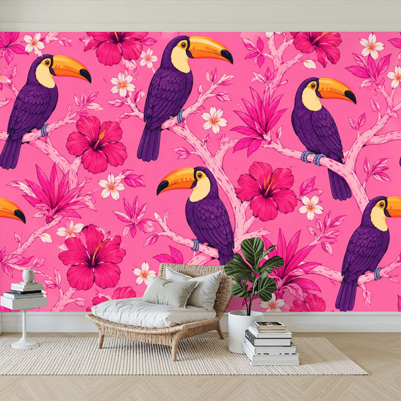 Papier peint adhésif auto-adhésif moderne pour la chambre à coucher L 69 po x l 96 po Peel and Stick