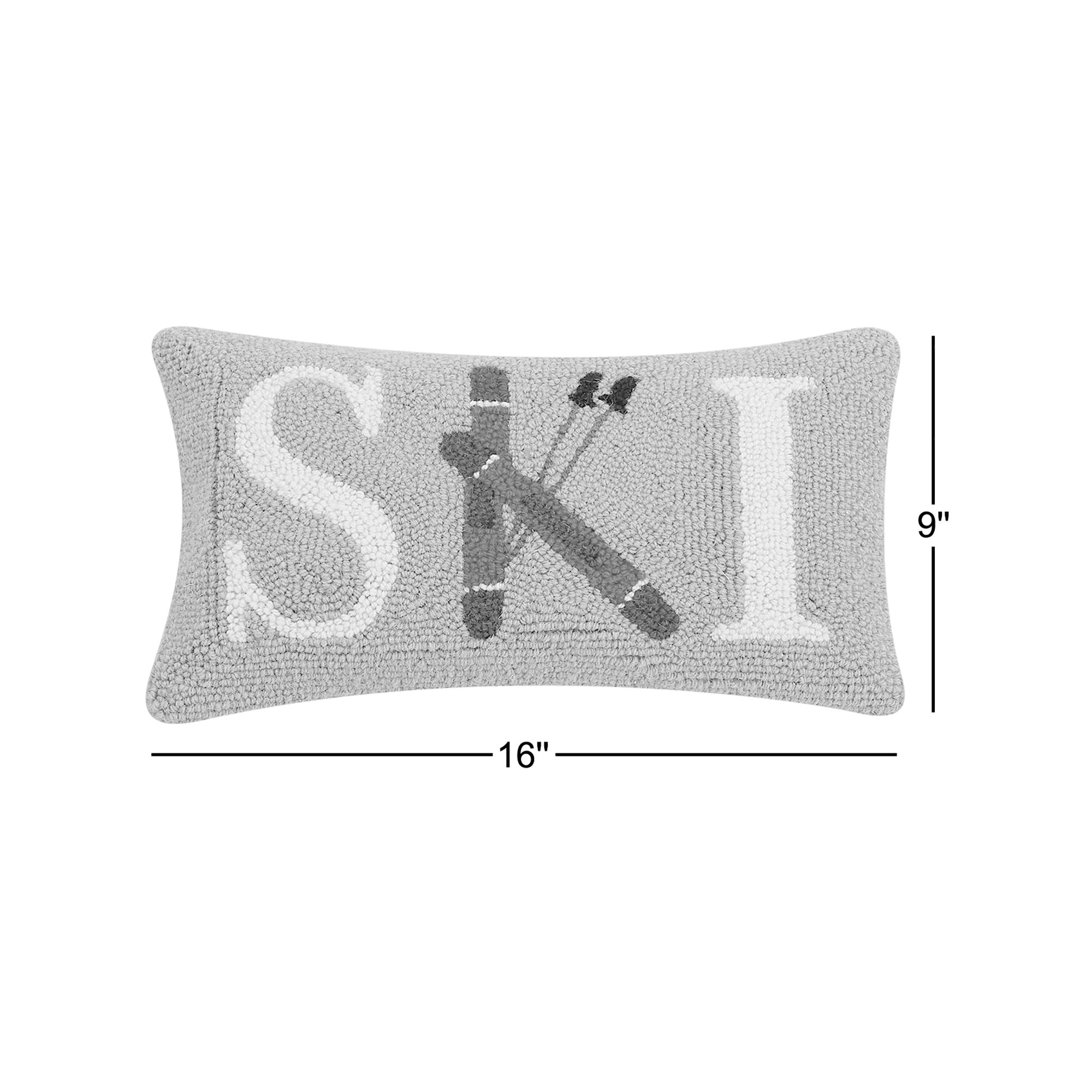 Ski Wool Hook Pillow