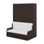 Grand lit escamotable mural avec coussin-114359503