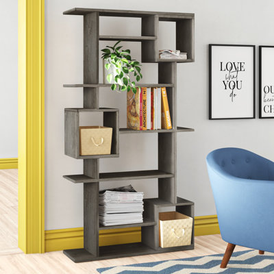 Pearson 6-Tier Freestanding Bookcase with Open Compartments