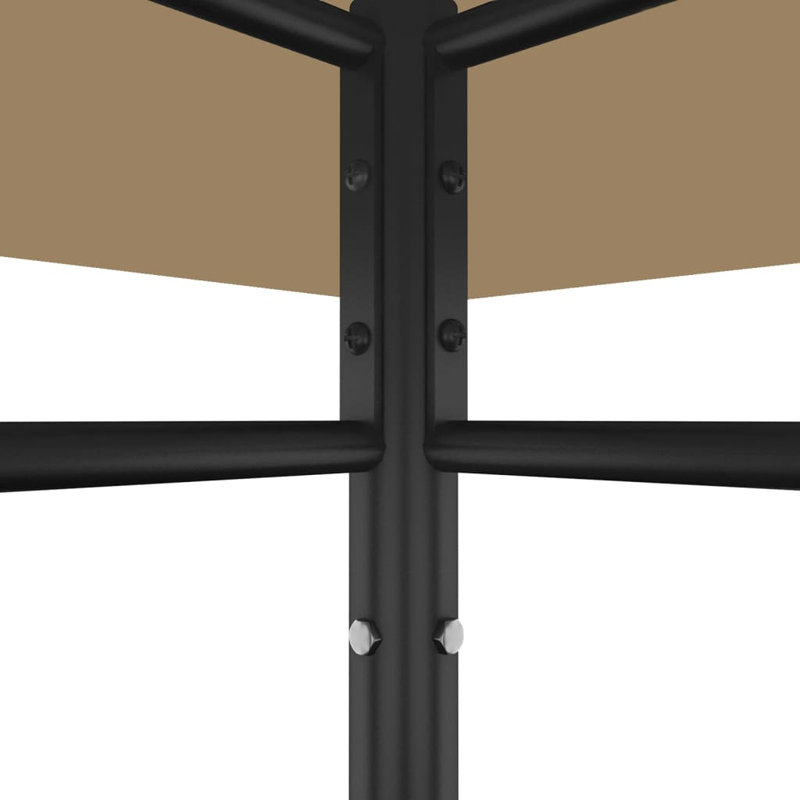 Thermalito 3 x 3m Steel Patio Gazebo, Taupe