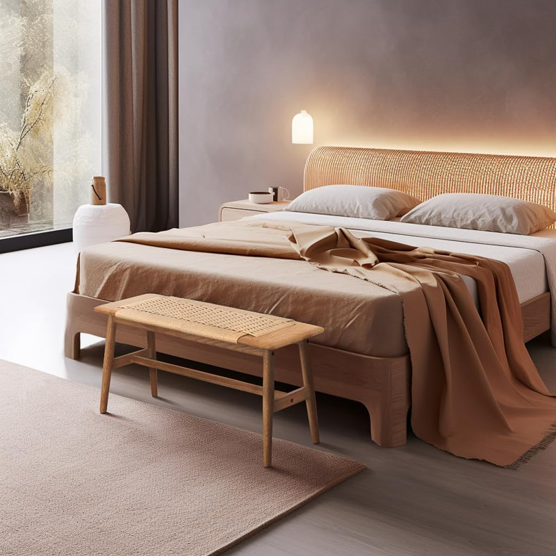 Gurmukh Solid Wood Bench, Entryway Bench, Dining Bench