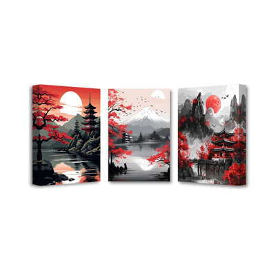 3 Piece Wrapped Canvas Print