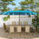 Hoskie 181'' x 106'' Outdoor Double-Sided Rectangular LED Light Market Umbrella With Base and Cover