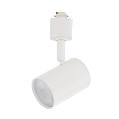 East Grove Home AMPED Collection LED 10W Track Head 3000K Warm White Energy Efficient in White for H Track, Standard 3-Wire Track System (Single Light)