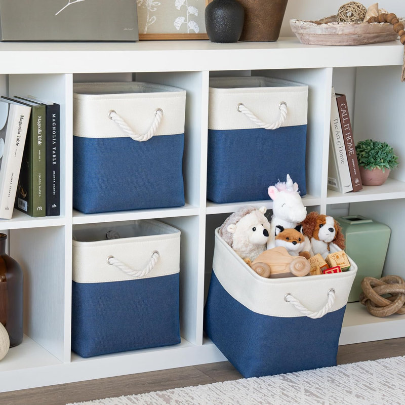 Rebrilliant Box, Navy Blue Base / Off-white