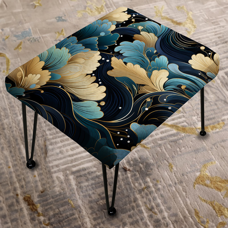 Eren - Paisley Rectangle Ottoman