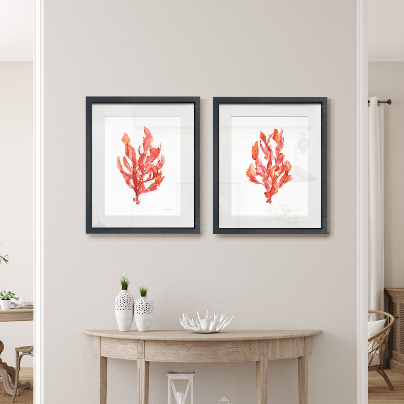 " Coral Kelp I " 2 - Pieces Painting Print