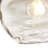 1-Light Textured Glass Dimmable Adjustable Pendant Light