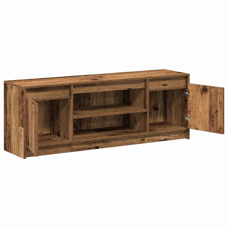 TV Cabinet 139.5 X 34 X 50 Cm Engineered Wood, Brown