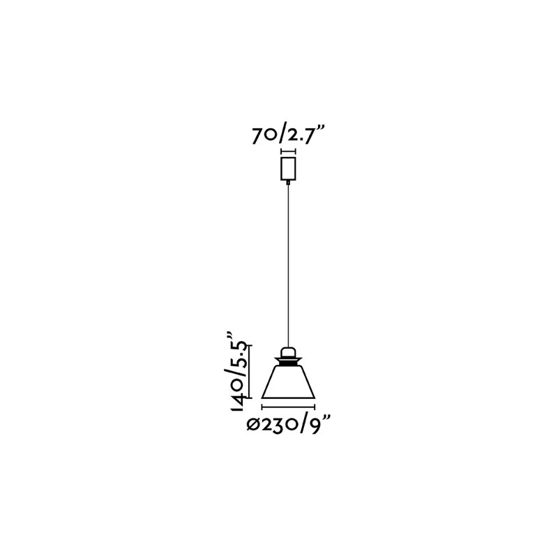 Naos Pendant, 5.5" H x 9" W x 9" D