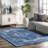 Julieanna Power Loom Performance Oriental Dark Blue Rug-50592179